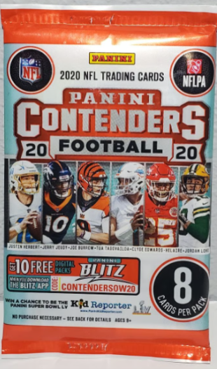 2020 Contenders Football Retail Pack