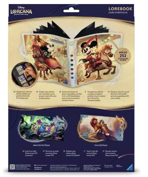 Disney Lorcana TCG "Lorebook" 9-Pocket 252-ct. Portfolio Binder