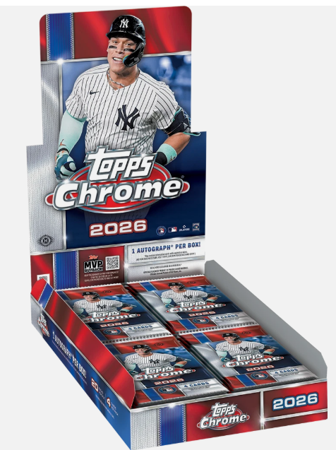 2026 Topps Chrome Baseball Hobby Box