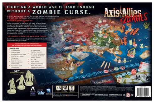 Axis & Allies & Zombies Board Game