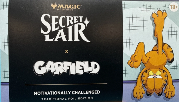 Magic: TG Secret Lair Drop: Garfield Motivationally Challenged — Traditional Foil Edition