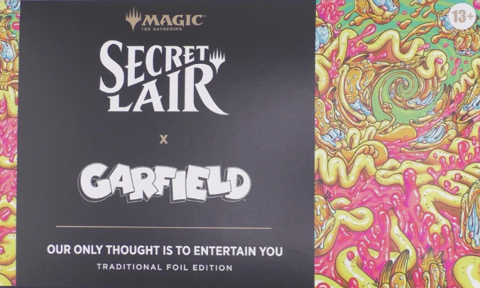 Magic: TG Secret Lair Drop: Garfield Our Only Thought Is To Entertain You — Traditional Foil Edition