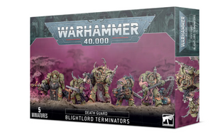 Warhammer 40,000 — Death Guard: Blightlord Terminators Miniatures
