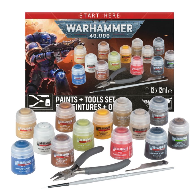 Warhammer 40,000 — Paints + Tools Set