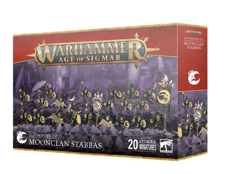 Warhammer Age of Sigmar — Gloomspite Gitz: Moonclan Stabbas Miniature Figurines