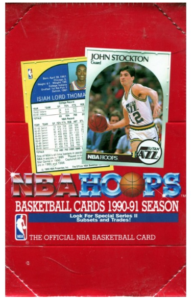 1990-91 NBA Hoops Series 2 Basketball Box