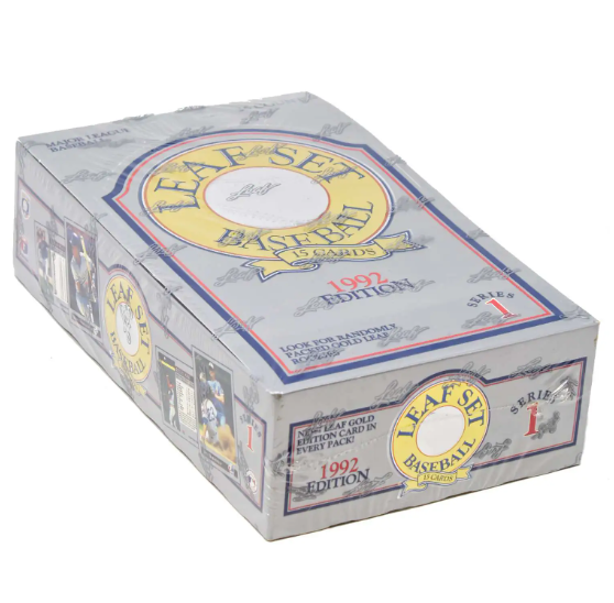 1992 Leaf Collectible Baseball Series 1 Wax Box