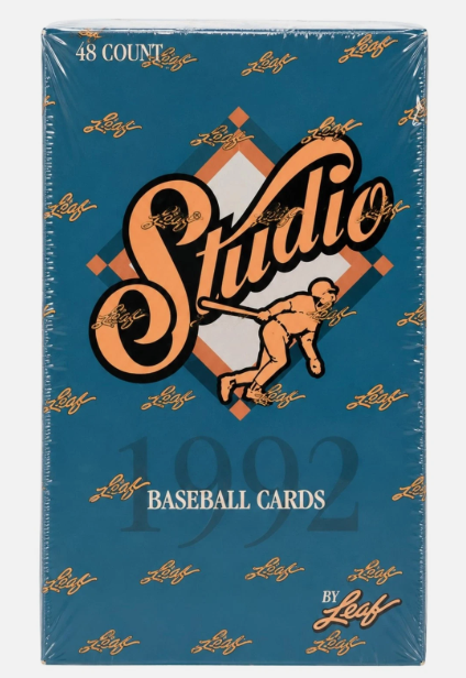 MLB 1992 Leaf Studio Baseball Cards Box