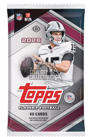 2026 Topps Flagship Football Hobby Jumbo Pack