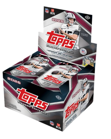 2026 Topps Flagship Football Hobby Jumbo Box