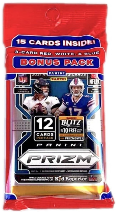 Panini 2021 Prizm Football Cello Bonus Pack