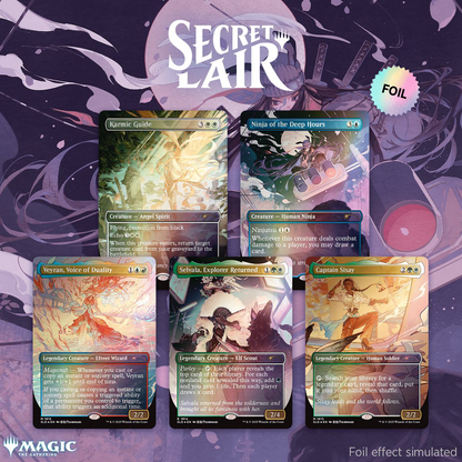 2025 Magic: The Gathering Secret LairDrop: City Styles 2: Dressed to Kill (Rainbow Foil Edition)