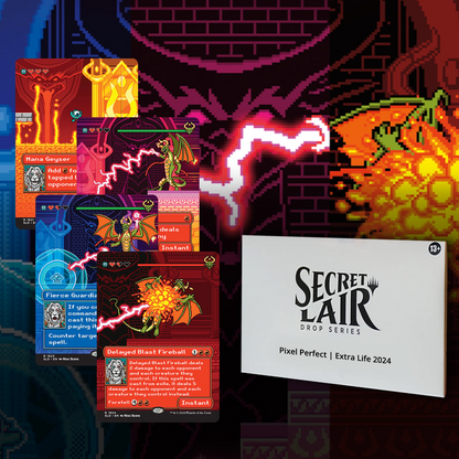 2024 Magic: The Gathering Secret Lair Drop: Pixel Perfect | Extra Life 2024