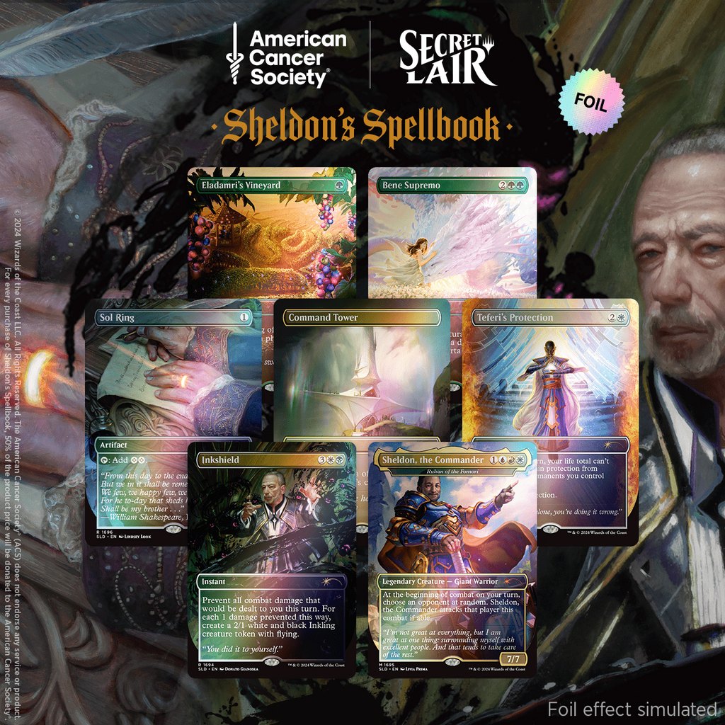 Magic: The Gathering—Secret Lair Drop: Sheldon's Spellbook - Rainbow Foil Edition