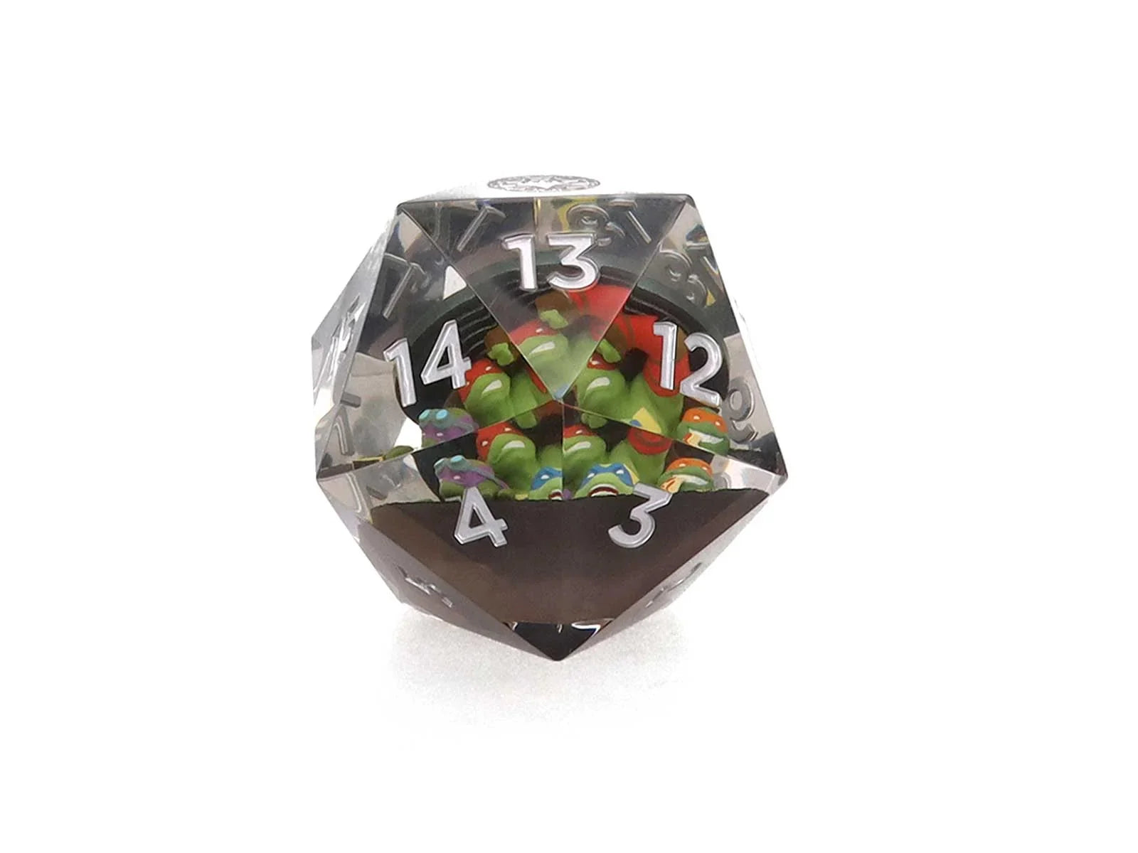 Sirius Dice: MTG x TMNT 55mm D20 Spindown Dice + Life Counter