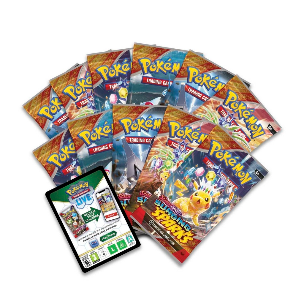 2024 Pokémon TCG: Scarlet & Violet—Surging Sparks Pokémon Center Elite Trainer Box