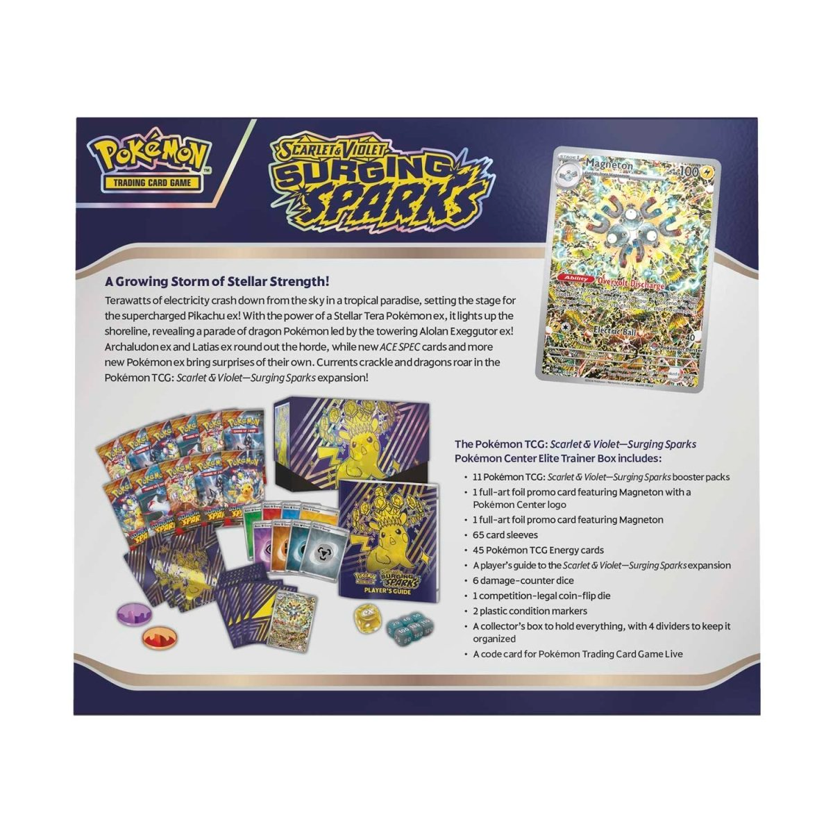 2024 Pokémon TCG: Scarlet & Violet—Surging Sparks Pokémon Center Elite Trainer Box