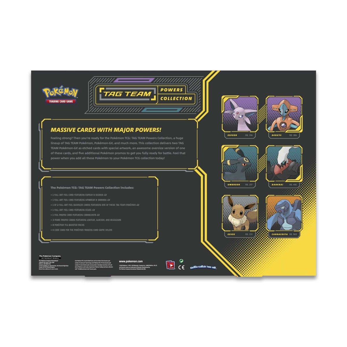 Pokémon TCG: TAG TEAM Powers Collection (Espeon & Deoxys GX)