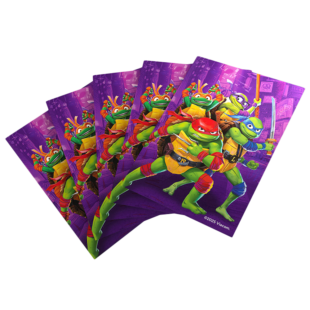 2025 UniVersus TCG: Teenage Mutant Ninja Turtles "Turtle Power" Premium Art Gamegenic Sleeves