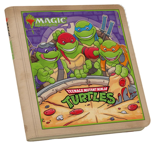 Zipfolio—Teenage Mutant Ninja Turtles "Pizza Box" 24-Pocket Ult. Guard Binder for Magic: The Gathering