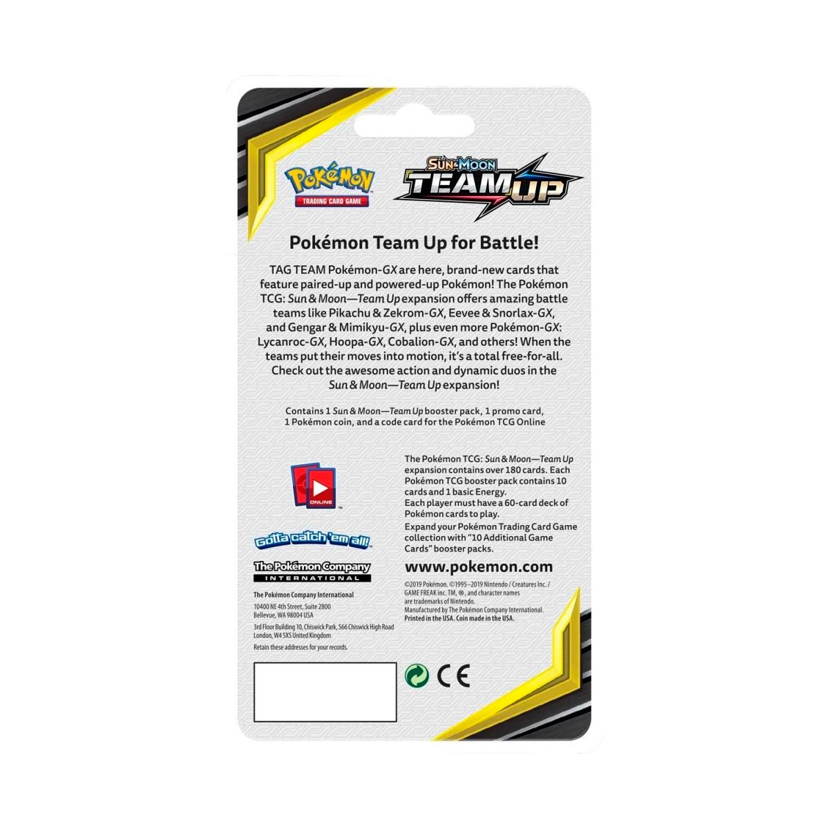 Pokémon TCG: Sun & Moon—Team Up Single Pack Blister (Mimikyu)