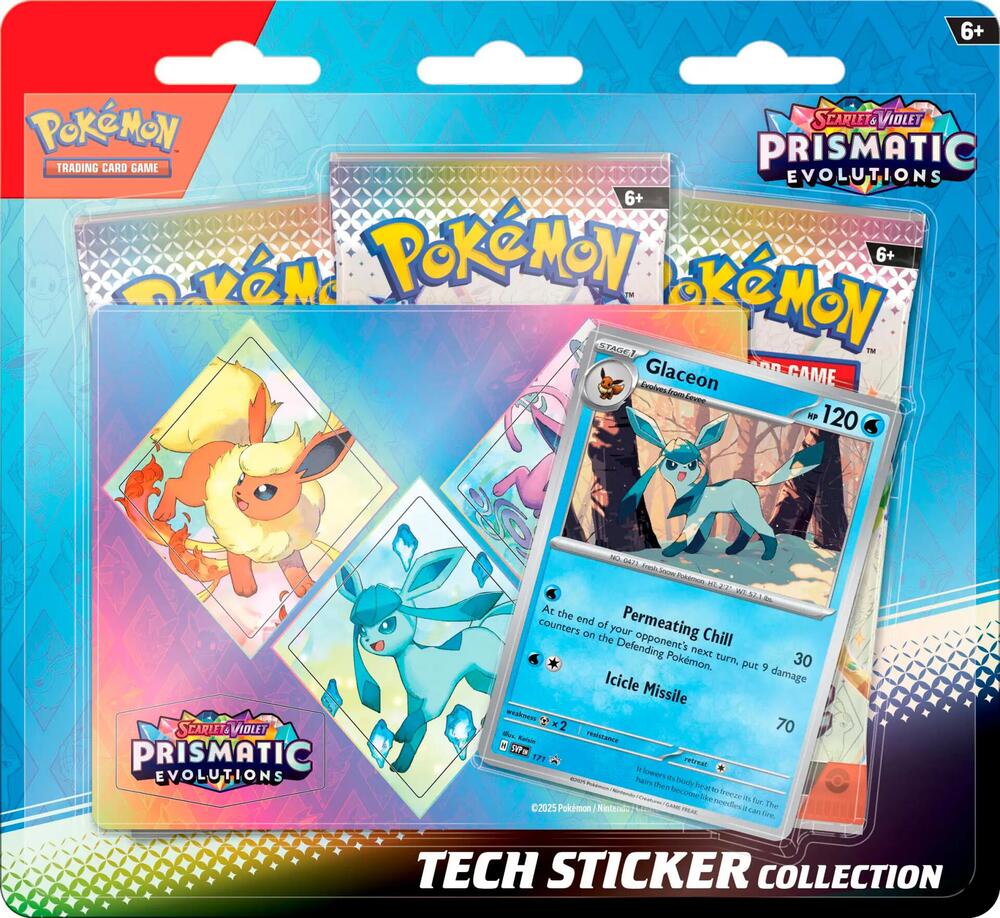 2025 Pokemon TCG: Scarlet & Violet—Prismatic Evolutions—Tech Sticker Collection