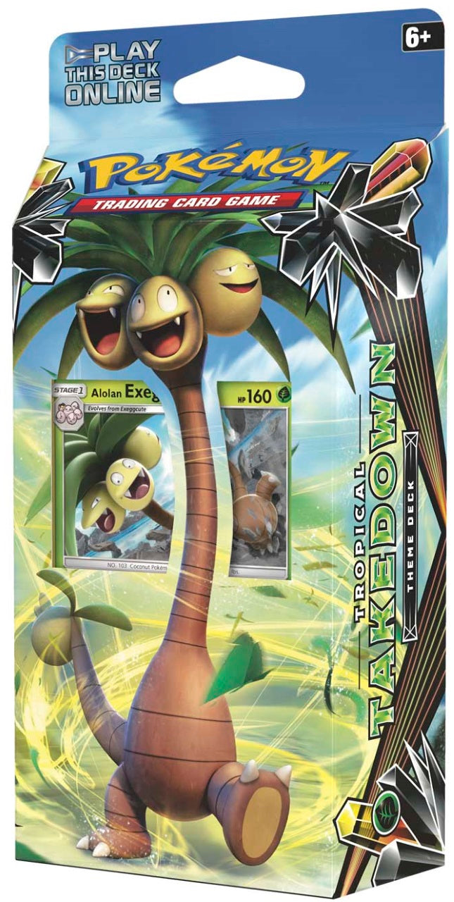 2018 Pokemon SM Tropical Takedown (Alolan Exeggutor) Theme Deck