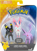 Pokemon: Umbreon—Sylveon—Espeon 3 Pack Figure Collection—TOMY