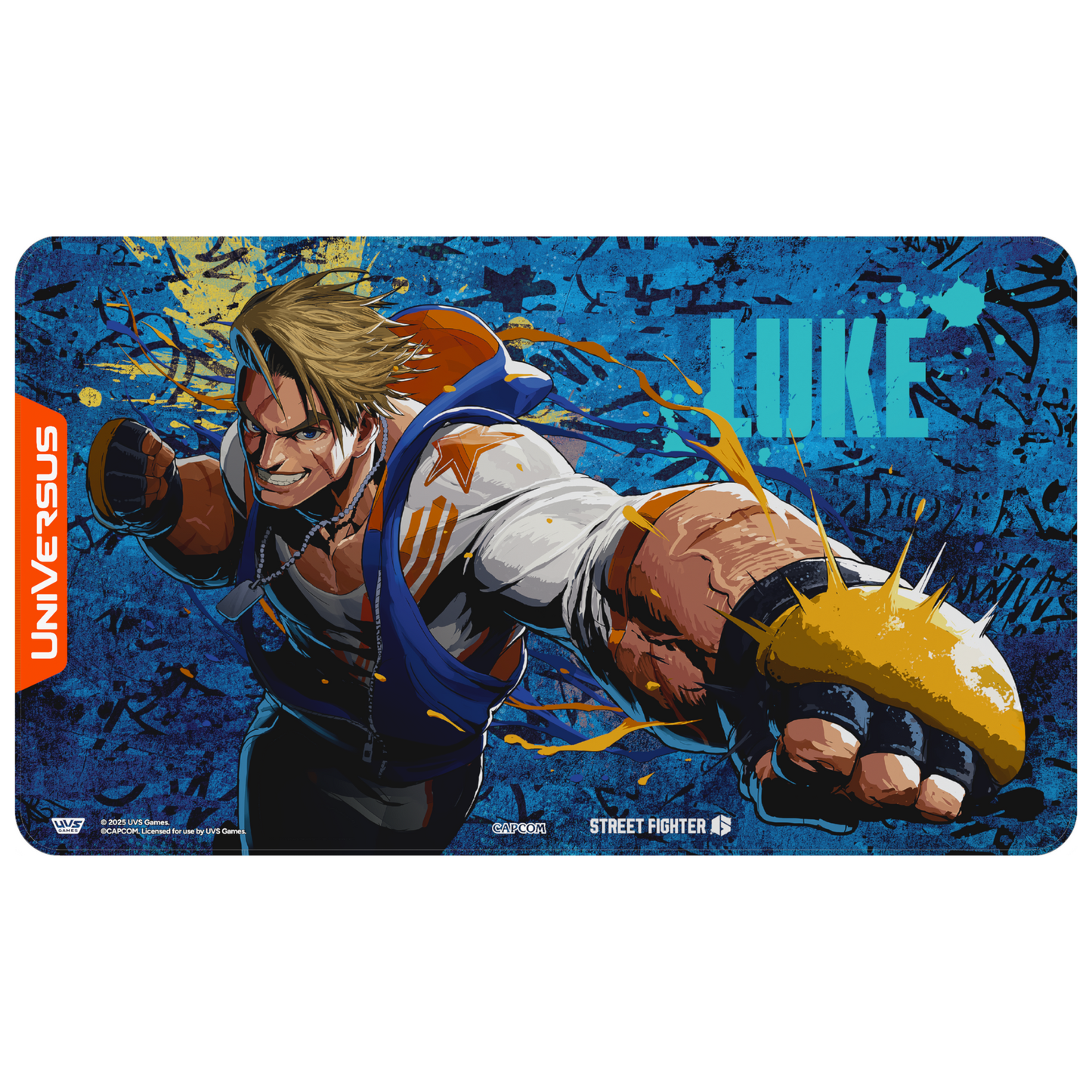 2025 UniVersus TCG: Street Fighter 6: Challenger Series "Luke" Playmat
