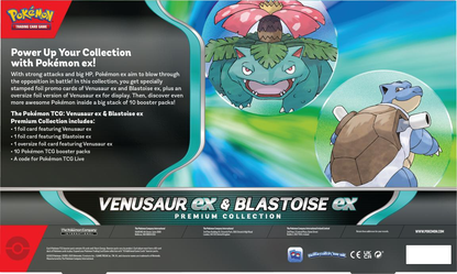2025 Pokémon TCG: Venusaur ex & Blastoise ex Premium Collection