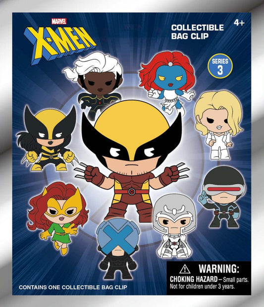 X-Men Classic - Series 3 - 3D Foam Bag Clip - Blind Bag
