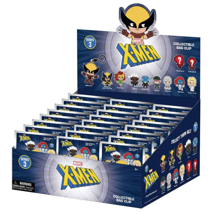 X-Men Classic - Series 3 - 3D Foam Bag Clip - Blind Bag