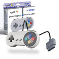 xyab: Super Nintendo Entertainment System (SNES) Wired Controller - Gray