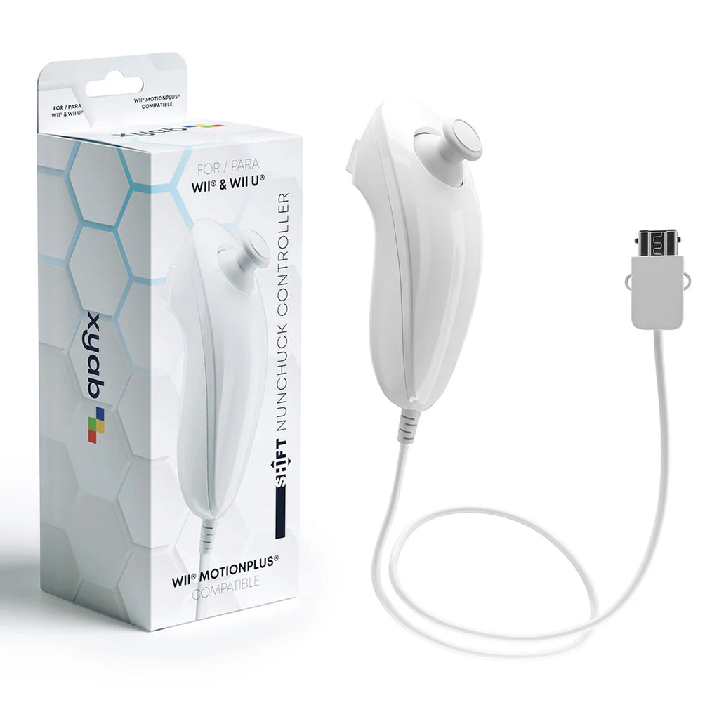 xyab: Nintendo Wii & Wii U Nunchuk Controller - White