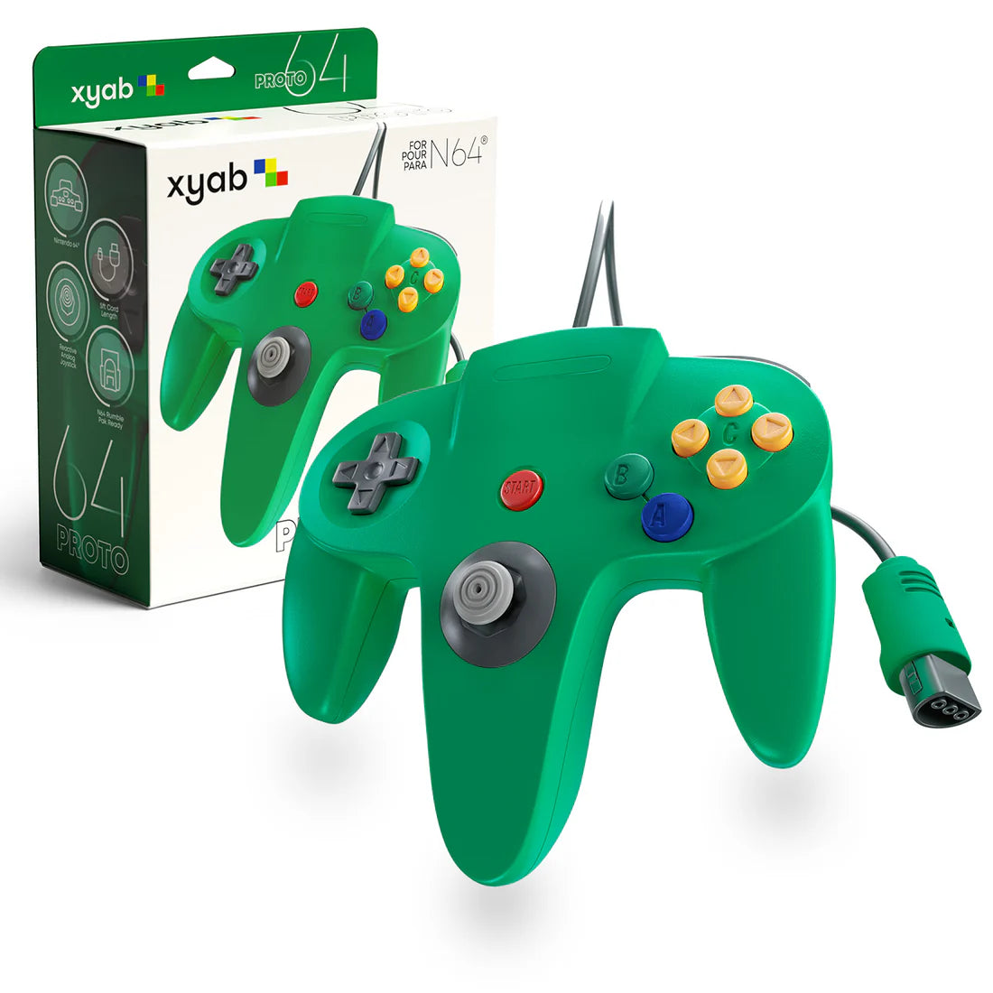 xyab: Nintendo 64 Wired Controller