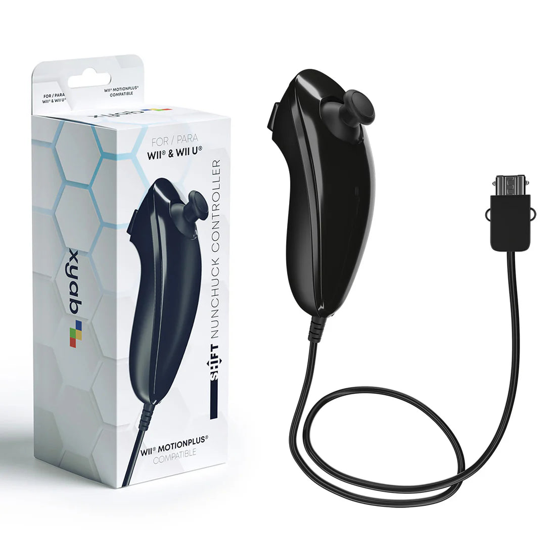 xyab: Nintendo Wii & Wii U Nunchuk Controller - White
