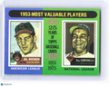 1975 Topps Baseball—1953 - Most Valuable Players #191 —Very Good