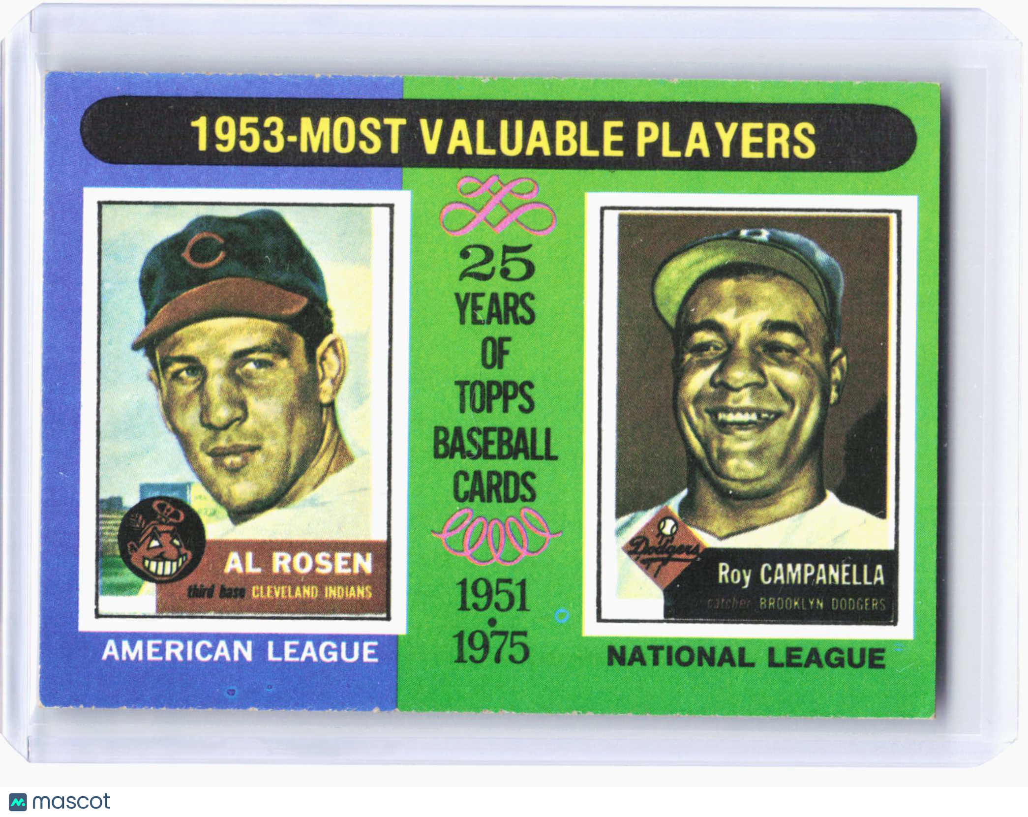 1975 Topps Baseball—1953 - Most Valuable Players #191 —Very Good