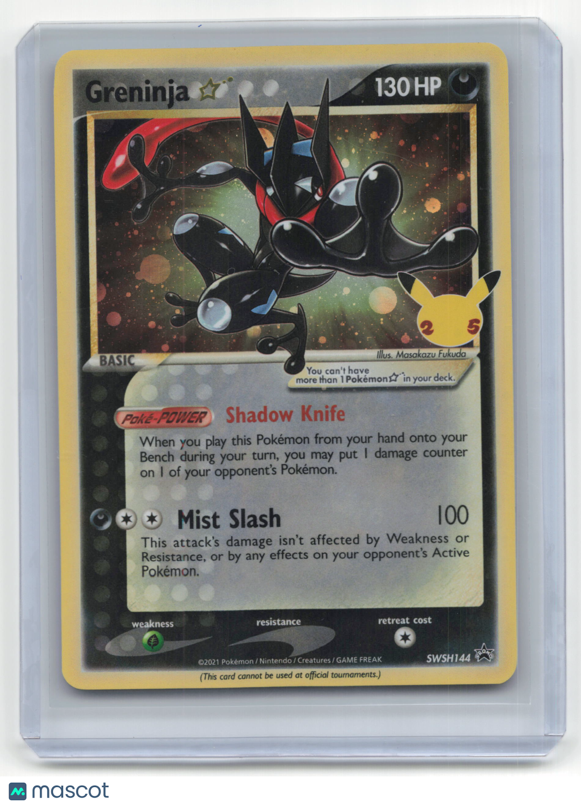 2021 Pokemon Greninja ☆ Celebrations #SWSH144 Near Mint Promo