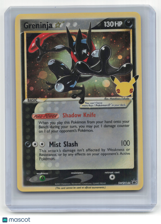 2021 Pokemon Greninja ☆ Celebrations #SWSH144 Near Mint Promo