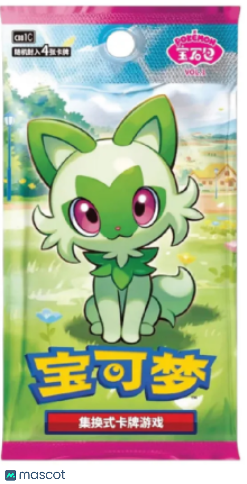 Pokemon Horizons Gem Chinese (Volume 1) Booster Pack