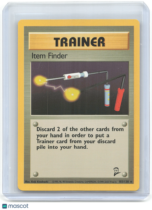 1999 Pokemon—Item Finder #103 Base Set 2—
