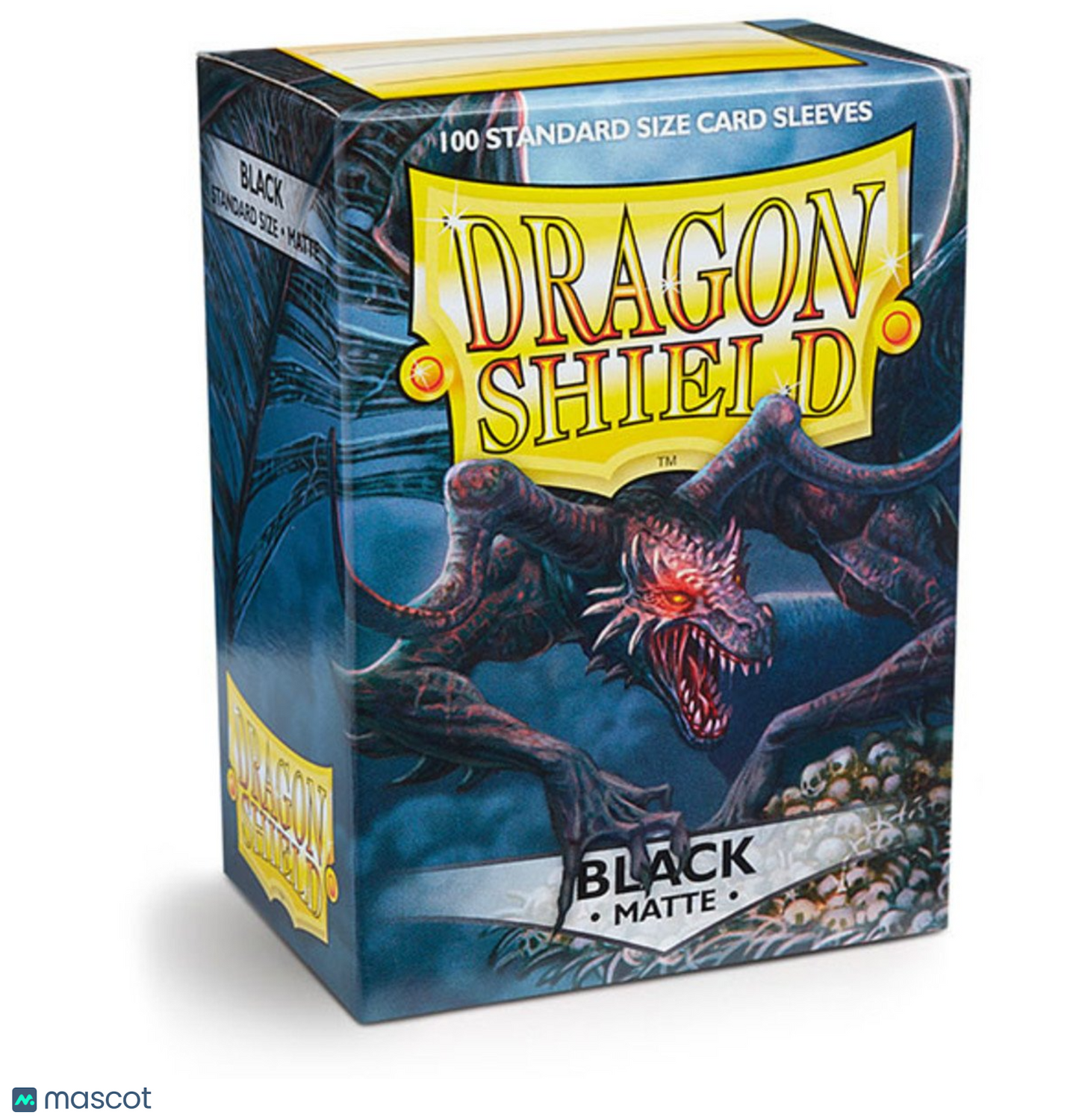Dragon Shield Standard 20 Pt. Black Matte Card Sleeves 100 Ct