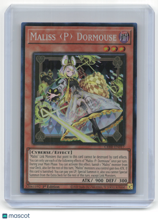 2023 Yu-Gi-Oh! Maliss (P) Dormouse Crossover Breaker #CRBR-EN017 CR