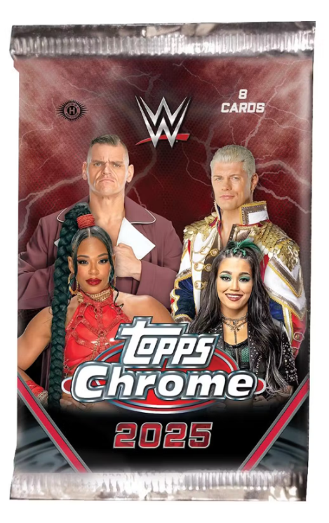 2025 Topps WWE Chrome Wrestling Hobby Pack