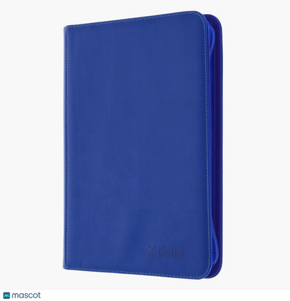 BCW Blue 9-Pocket 360-ct. Standard size Z-Folio Binder - Papa Joey's Collectibles
