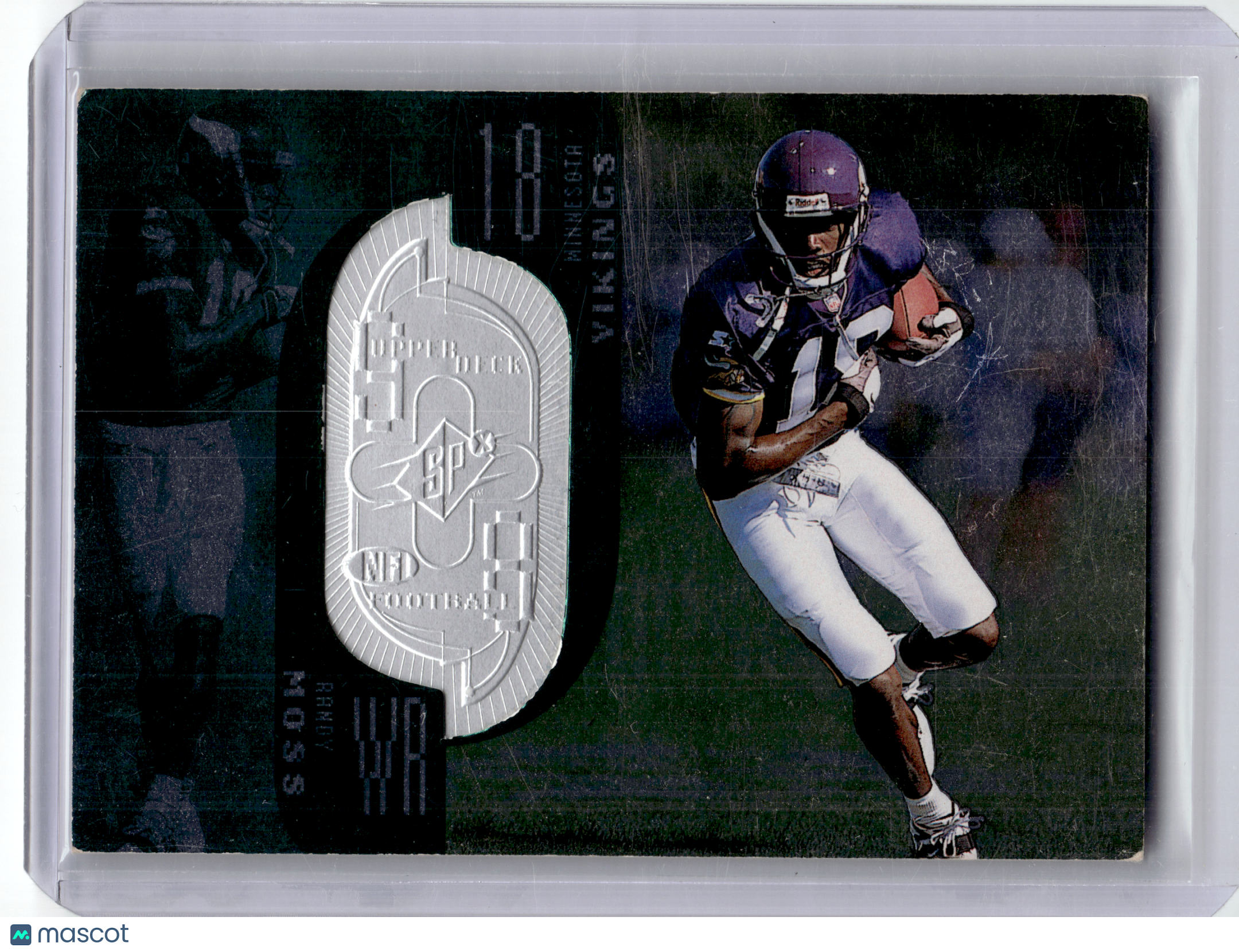 1998 Upper Deck Deck SPx Finite Football—Randy Moss #239 —Very Good