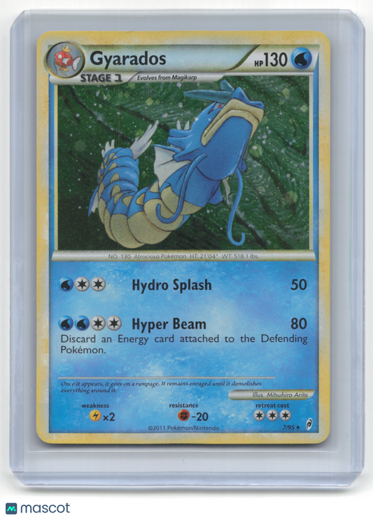 2011 Pokemon Gyarados Call of Legends #7/95 Lightly Played