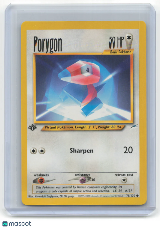 2000 Pokemon TCG Porygon Neo Destiny #78/105 1st Edition - Papa Joey's Collectibles