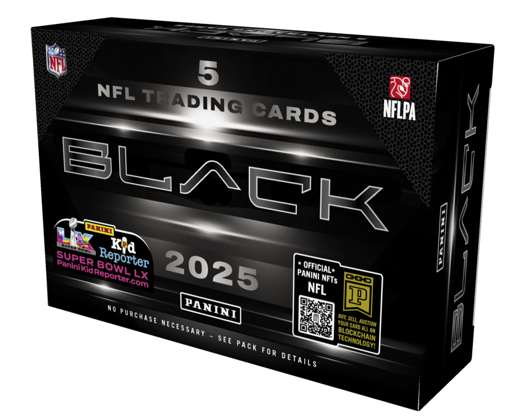 2025 Panini Black Football 5-Card Hobby Box